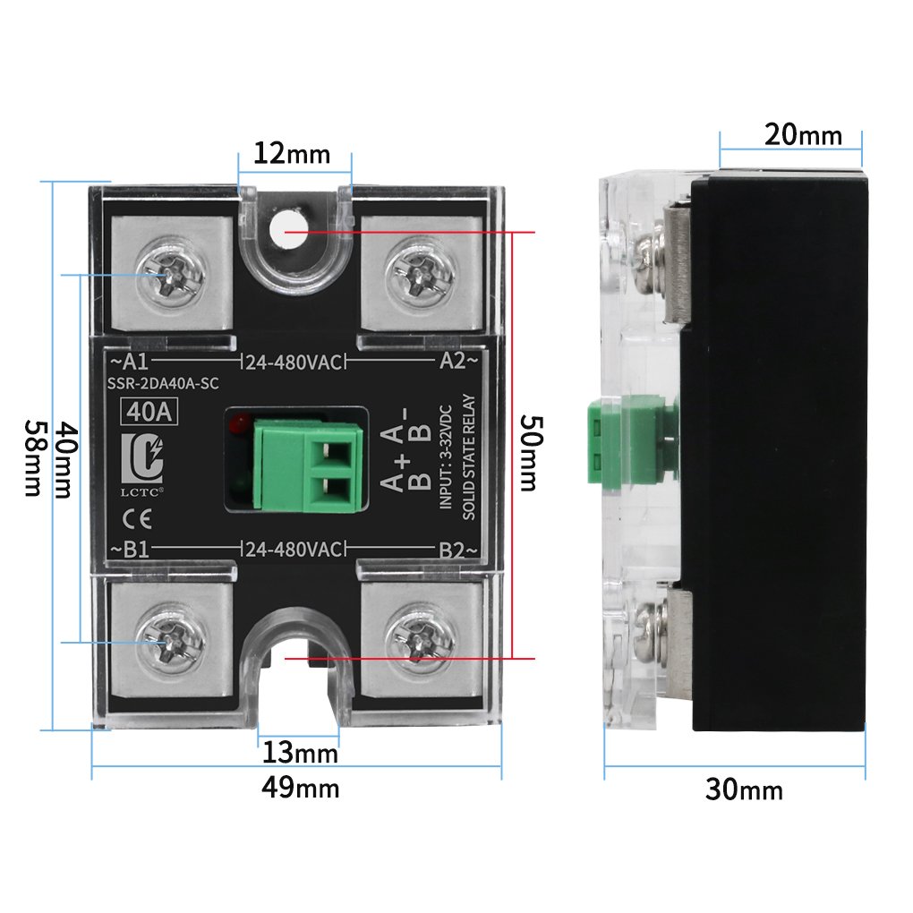 Dual channel single control ssr