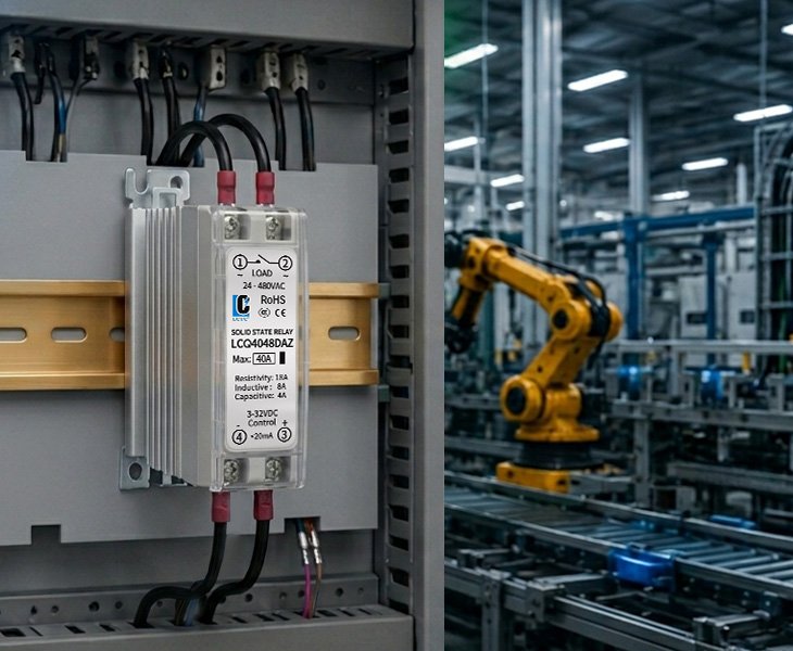 3-32VDC Solid State Relay Wide Voltage Control Range with Highly Compatible
