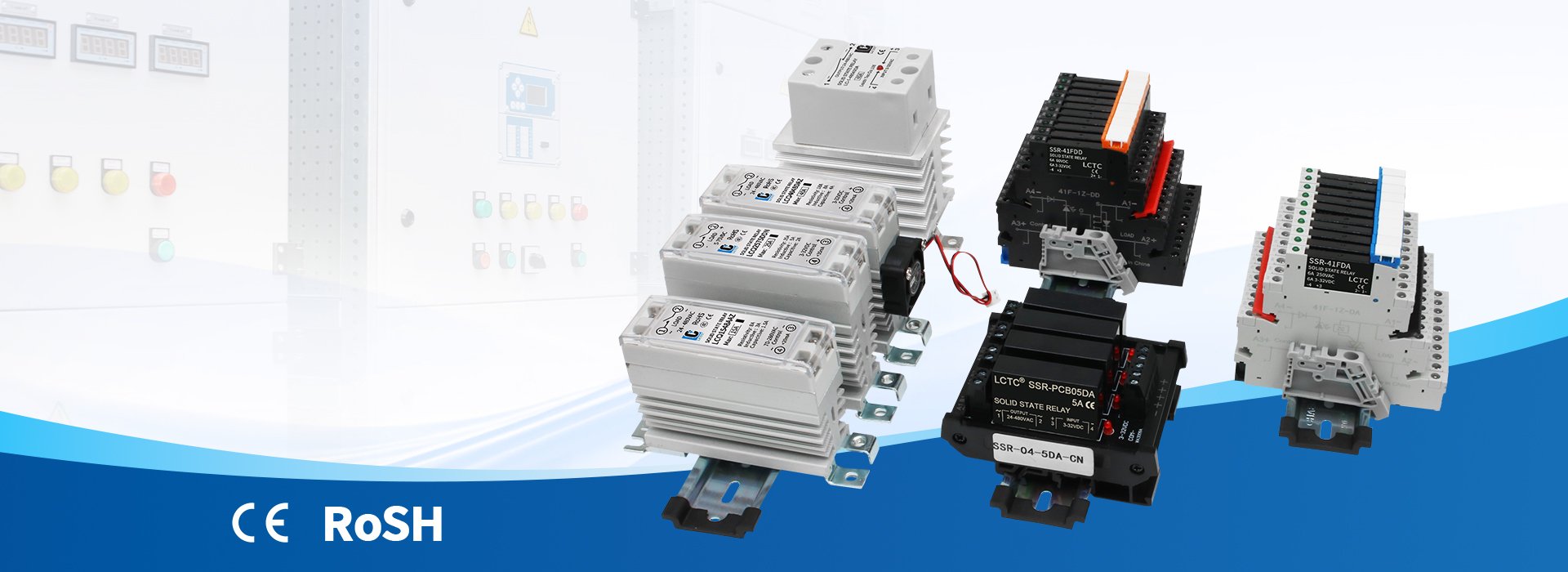 DIN Rail Solid State Relay for Integrated Mounting