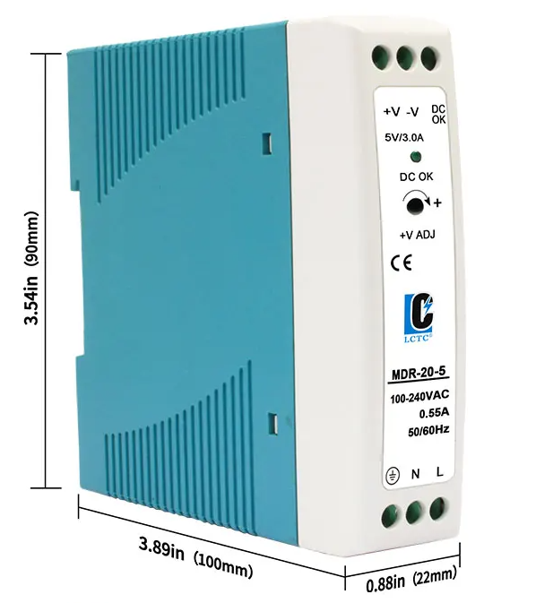 MDR-20 DIN Rail Power Supply