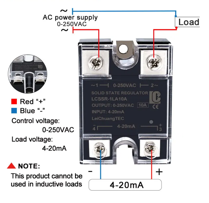 Solid State Voltage Regulator Black