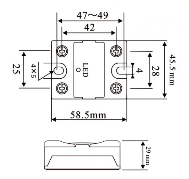 Solid State Voltage Regulator Black
