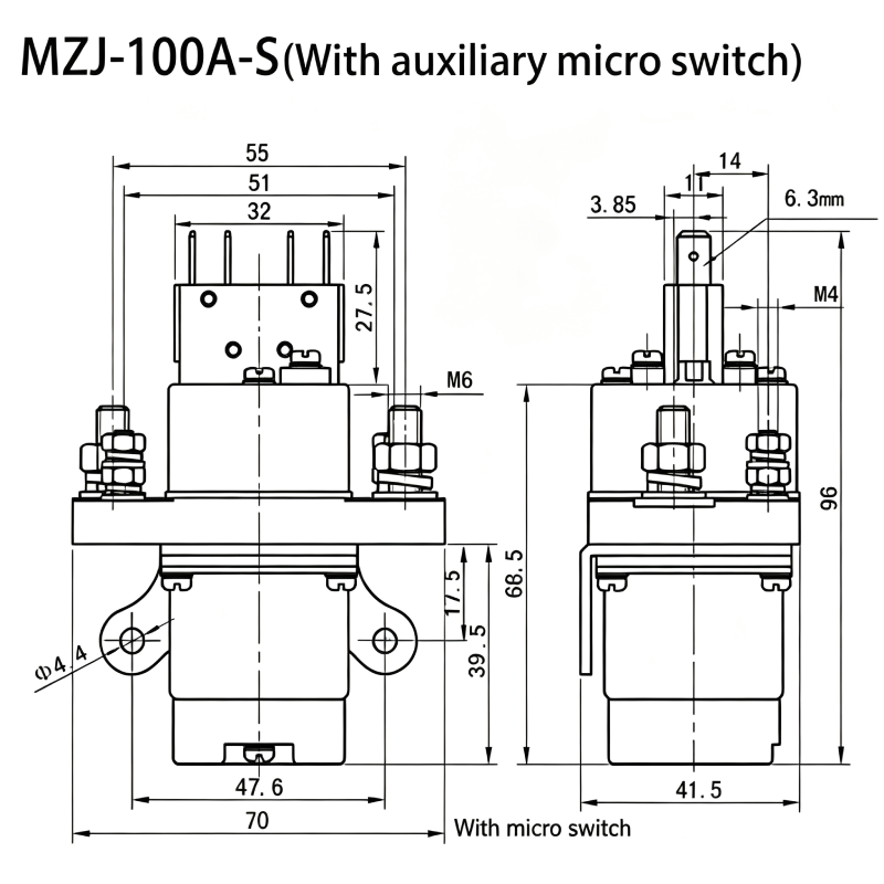 MZJ-100S DC Contactor