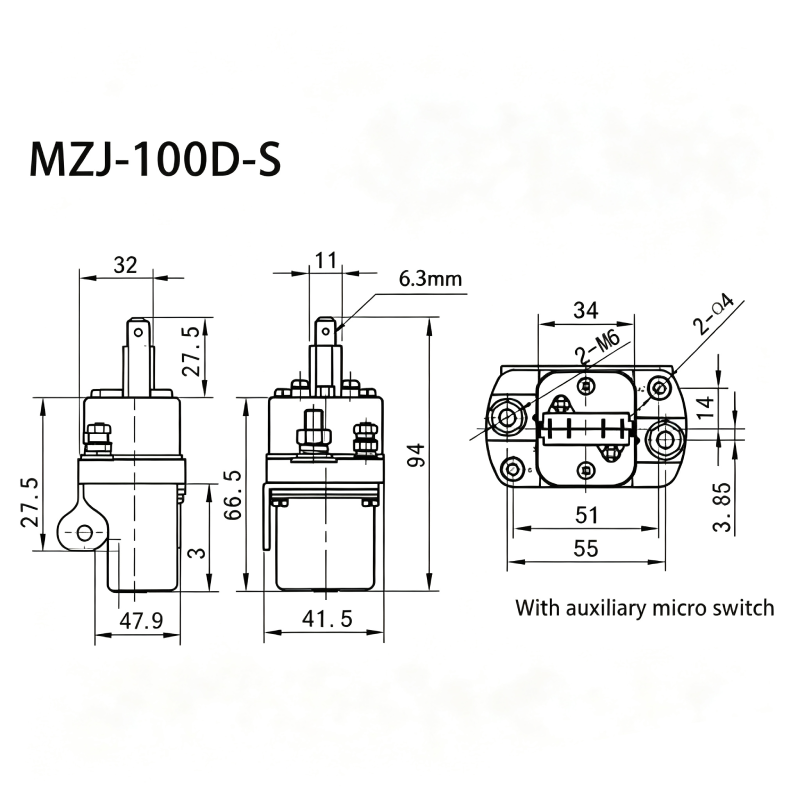 MZJ-100D DC Contactor