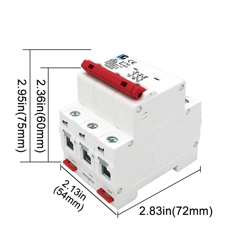 DC Circuit Breaker 500V 3P