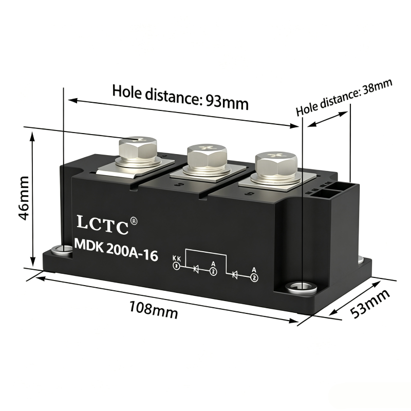 MDK 200A-300A Single-phase Rectifier Module