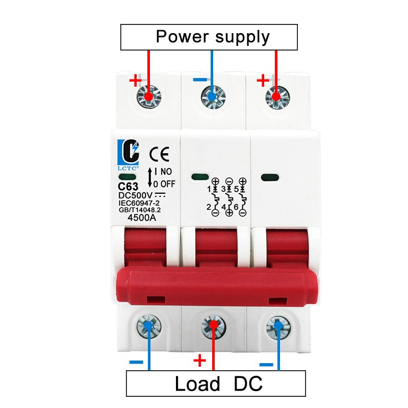DC Circuit Breaker 500V 3P
