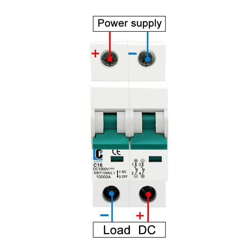 DC Circuit Breaker 1000V 2P