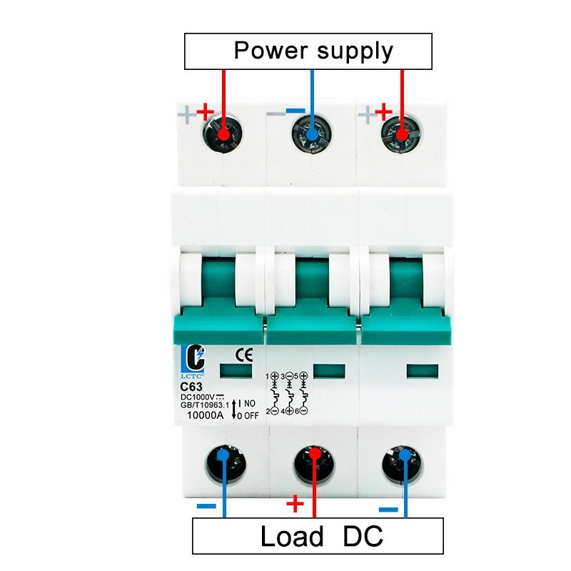 DC Circuit Breaker 1000V 3P