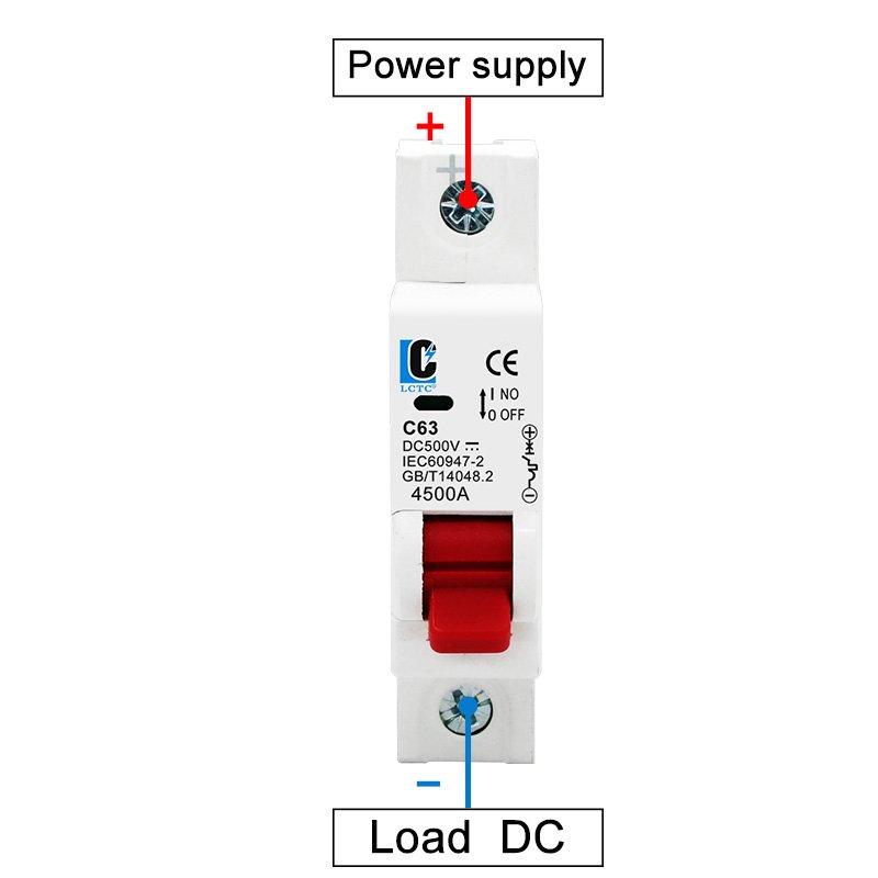 DC Circuit Breaker 500V 1P