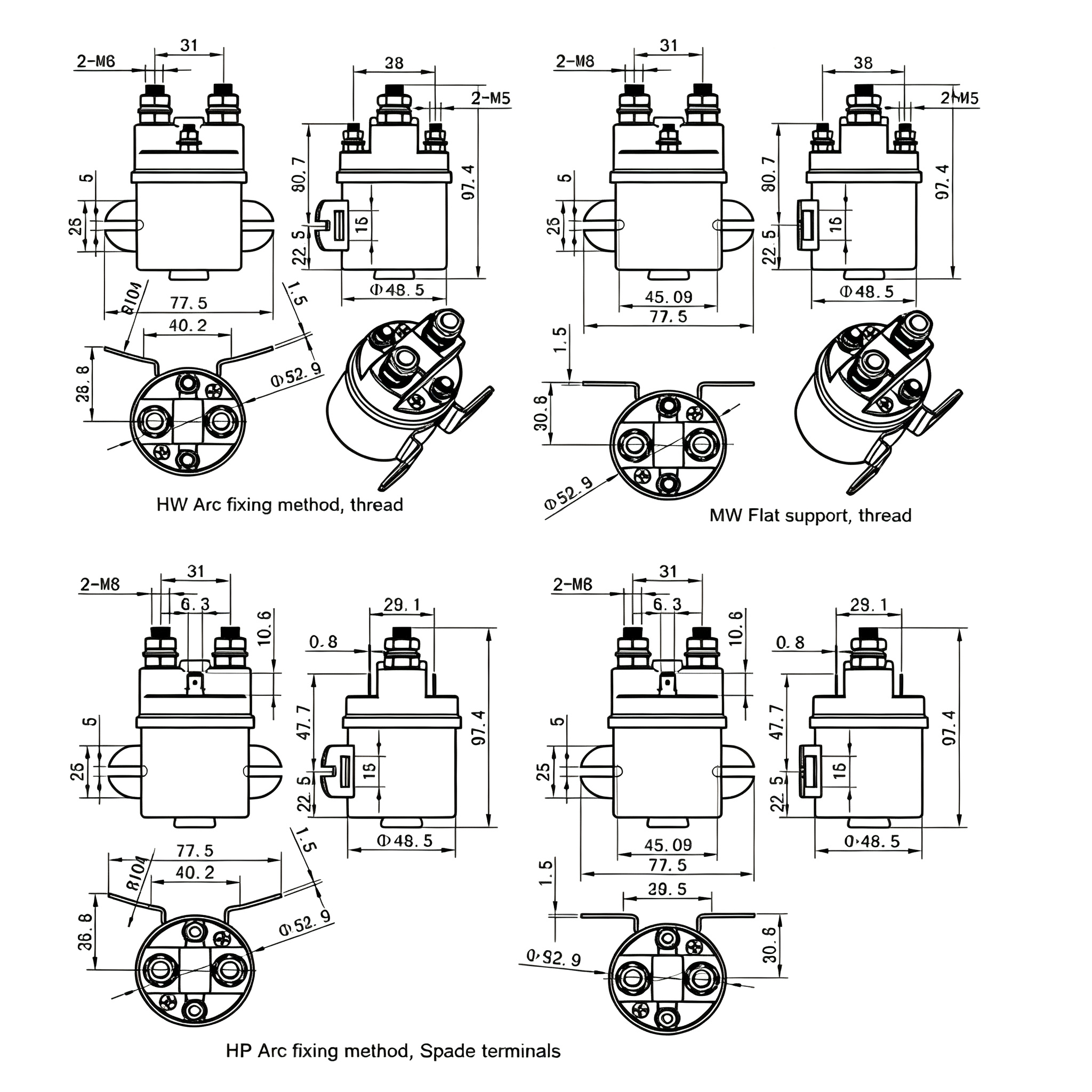 SDC15-300A DC Contactor