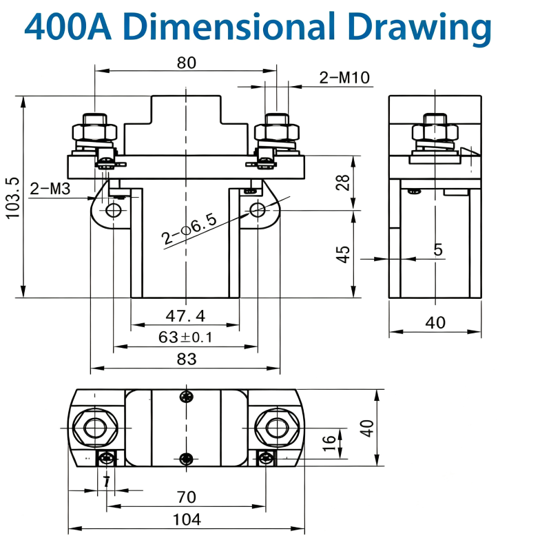 QZJ400A DC Contactor