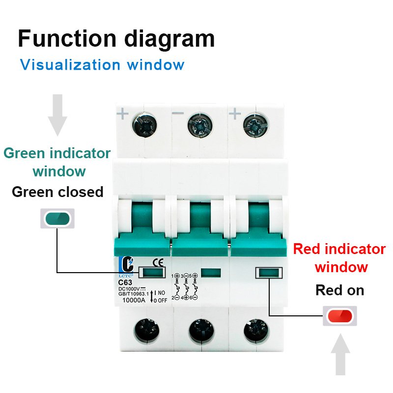 DC Circuit Breaker 1000V 3P