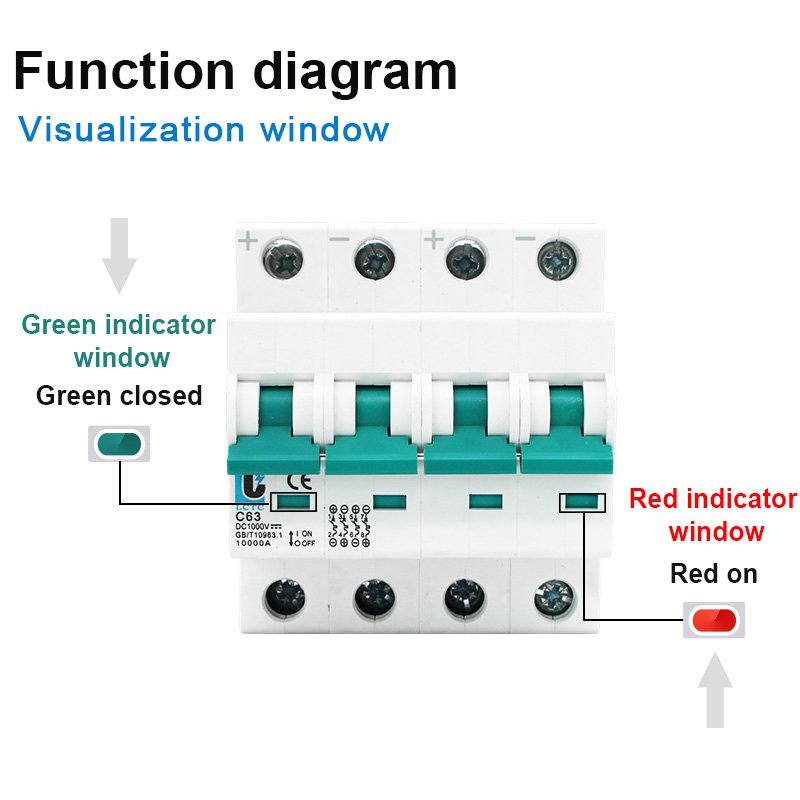 DC Circuit Breaker 1000V 4P