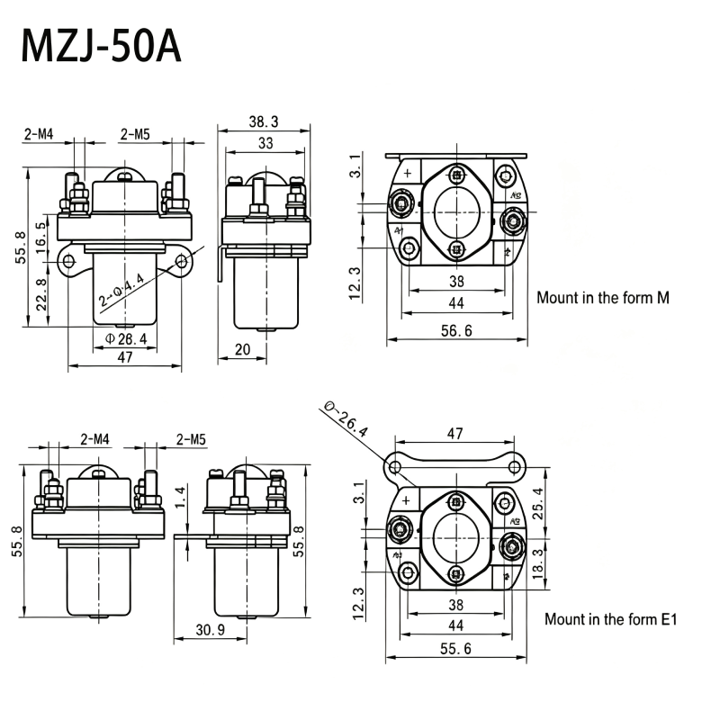 MZJ-50A DC Contactor