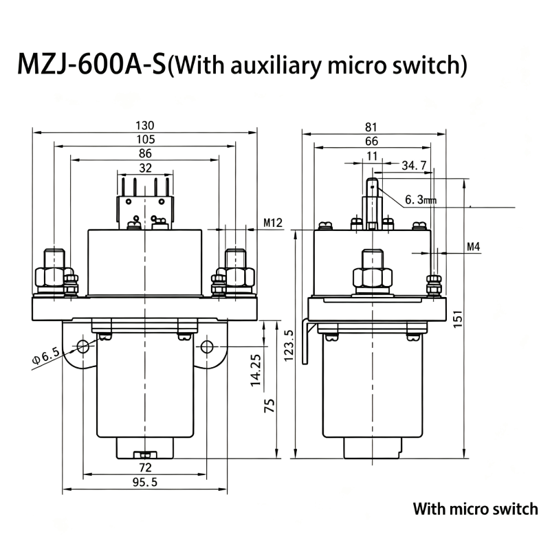 MZJ-600S DC Contactor