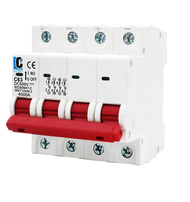 DC Circuit Breaker 500V 4P