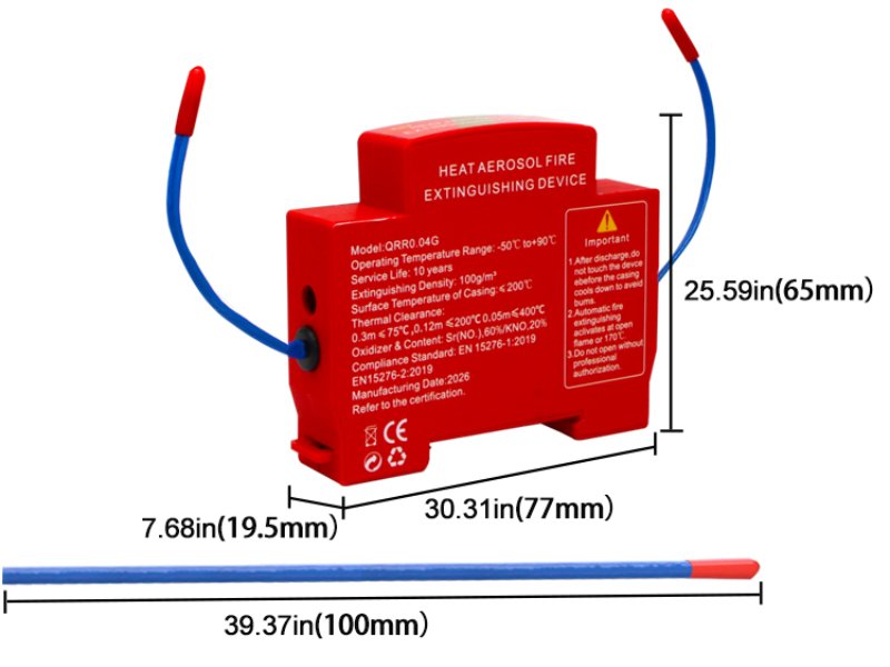 Automatic Aerosol Fire Extinguisher