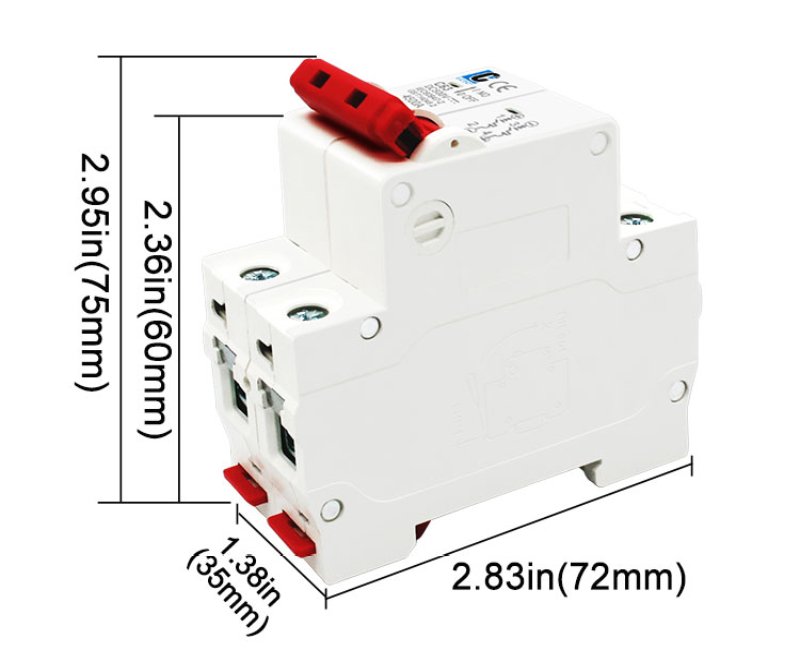 DC Circuit Breaker 500V 2P