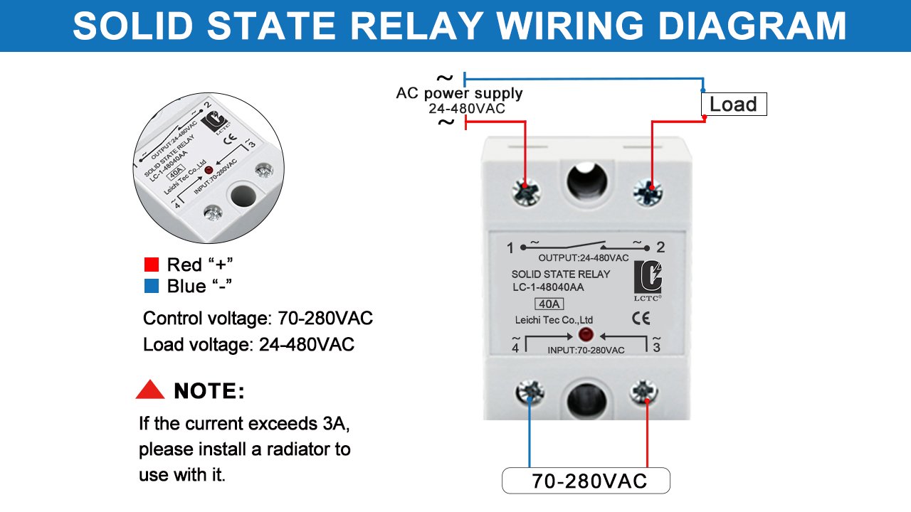 Solid State Relay Wiring Diagram How to Wire SSR