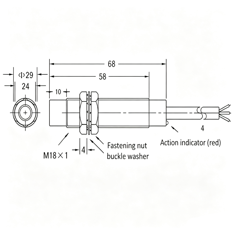 LJC12A3 Capacitive Proximity Switch