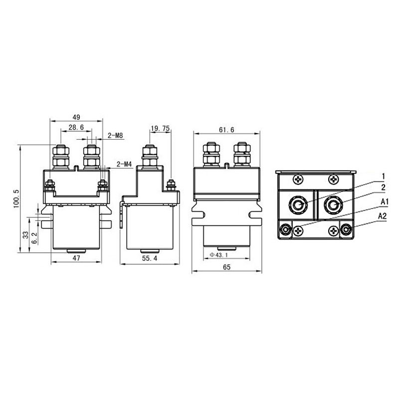 CZ10-250 DC Contactor