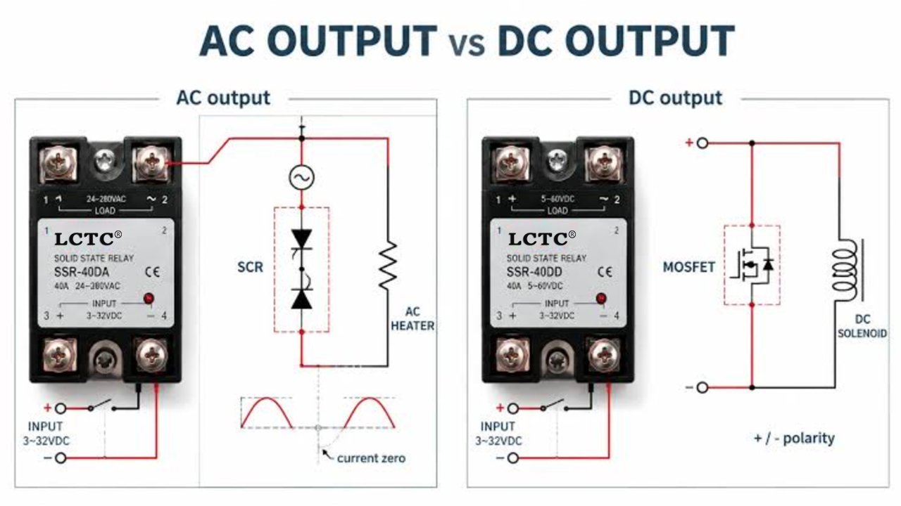 AC and DC Solid State Relay Wiring Differences