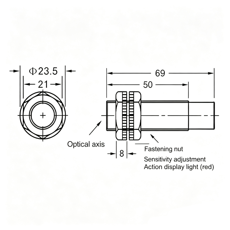 E3F-10D Photoelectric Switch