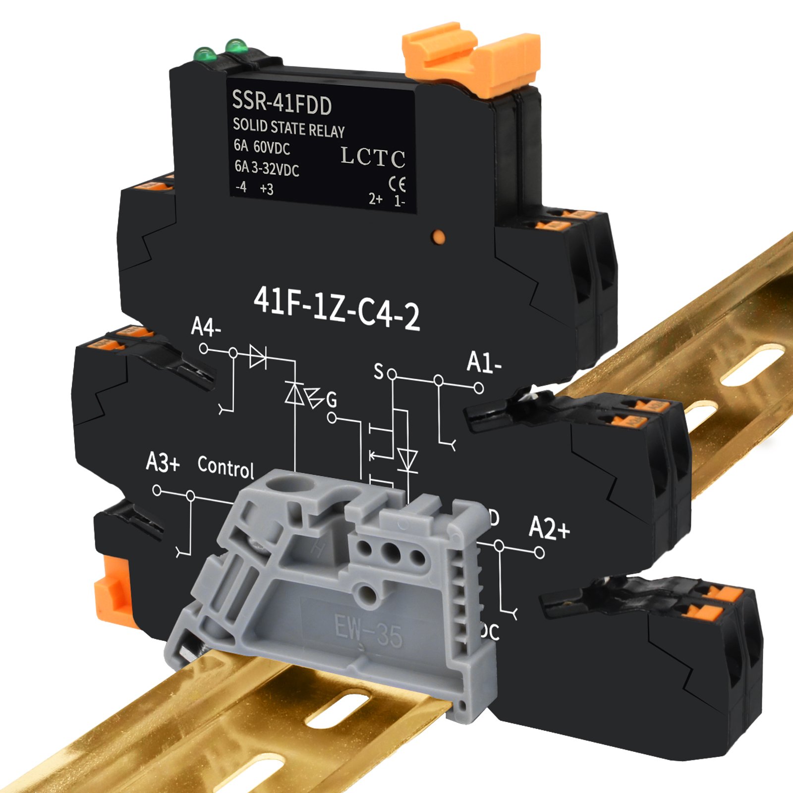 New Model 41F Slim Relay Socket DD 10pcs
