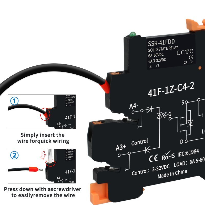 New Model 41F Slim Relay Socket DD 10pcs