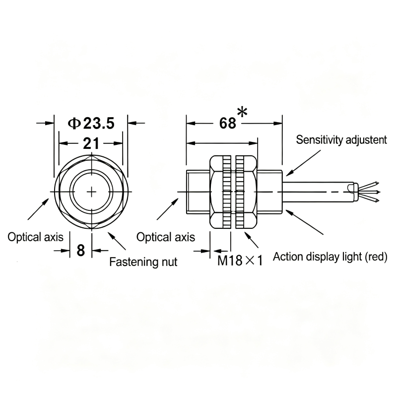 E3F-R2 Photoelectric Switch