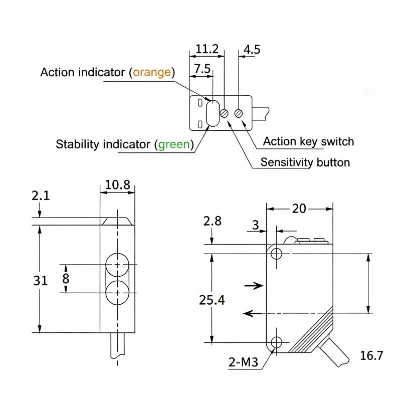 AE3Z-D Photoelectric Switch